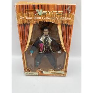 Vintage 2000 NSYNC Chris On Tour No Strings Attached Doll Figure 6.5”